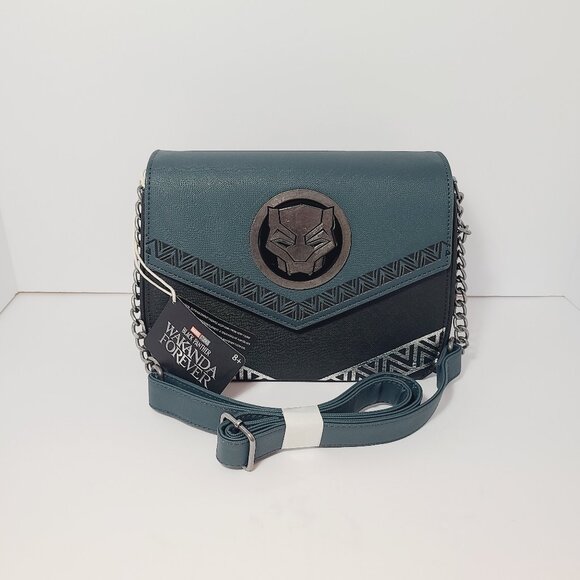 Loungefly Wakanda Forever Crossbody Bag | NWT Marvel Black Panther - Picture 2 of 16